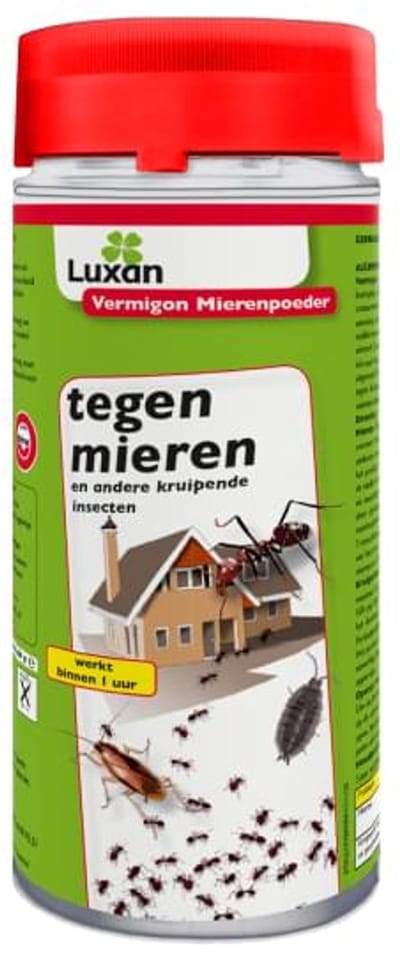 Luxan Vermigon mierenpoeder (400 gram) - Krachtige Insecticide - Met gratis cheatsheet