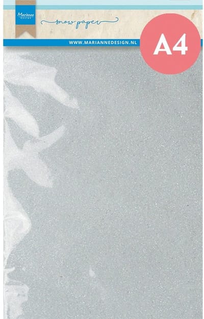 Marianne Design Decoration Paper Snow Paper A4
