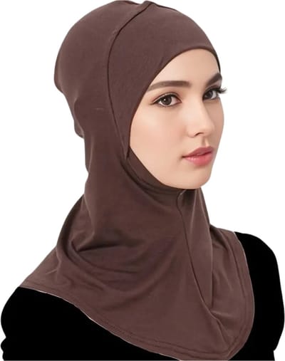 Bovista Hoofddoek - Hijab - Dames - Abaya - Sjaal - Islamitische Kleding - Moslim Kleding - Alhamdulillah - Bruin