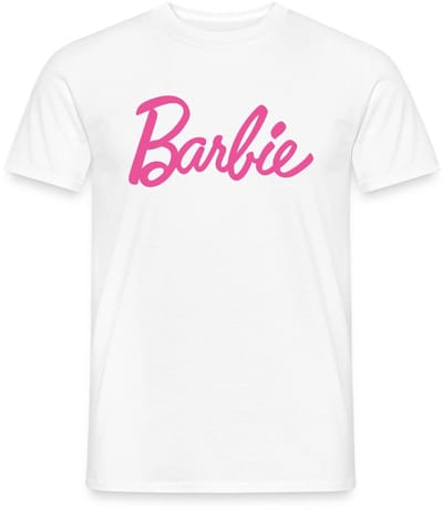Barbie Klassiek Logo T-Shirt Heren