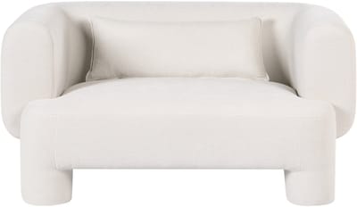 HOGBO - Tweezitsbank - Wit - Polyester