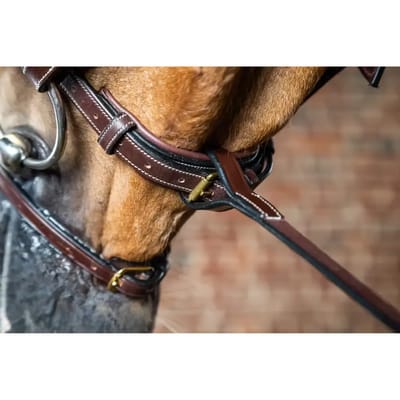 Vaste martingaalvork Bruin Pony