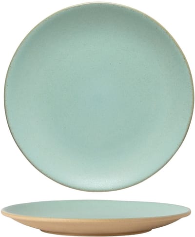 Costa Nova Dinerborden Arenito Aqua ø 28 cm - 6 stuks