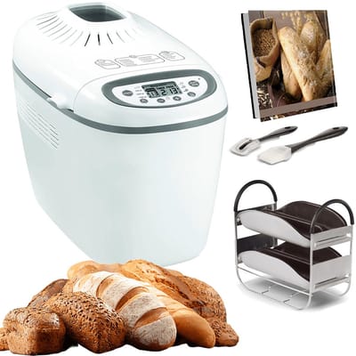 ApexArte® Broodsnijmachine - Elektrisch Broodmes - Broodsnijder - Wit