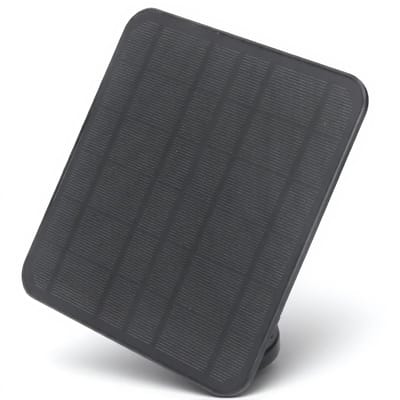 Dailygoods - 12W Zonnepaneel - Oplader voor Bewakingscamera - IP65 Waterdicht - Zonne-energie - Buiten gebruik - Geschikt voor Ringspotcamera