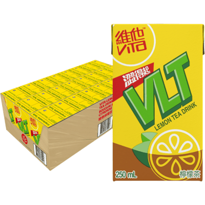 Vitasoy Citroenthee | Frisse ijsthee in een pak met 24 flesjes van 250ml voor een heerlijk dorstlessend moment.