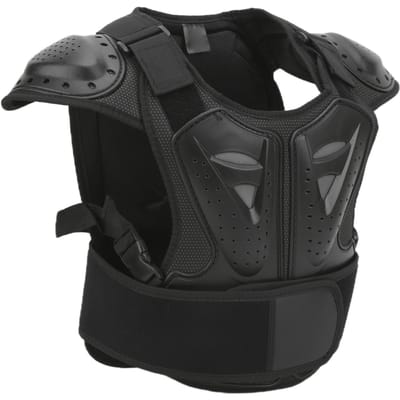 Gilet de protection pour moto, confortable, pour le cyclisme, la poitrine et le dos, pour enfants M