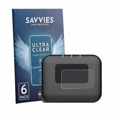 Savvies - Screenprotector voor Deity TC-1 - Folie Beschermfolie transparant 6 Stuks