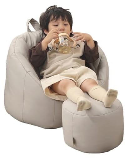 Ergonomische Zitzak voor Kinderen met Voetensteun - Comfortabele en Duurzame Relaxbank voor Kinderen