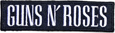 Guns N' Roses - Text Logo Patch - Zwart