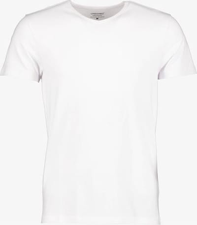 Unsigned heren T-shirt wit v-hals - Maat S