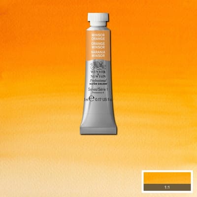 Watercolor paint W&N 5ml - 724 Winsor Orange