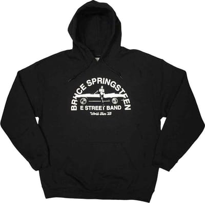 Bruce Springsteen - Tour '23 Leaning Car Hoodie/trui - S - Zwart
