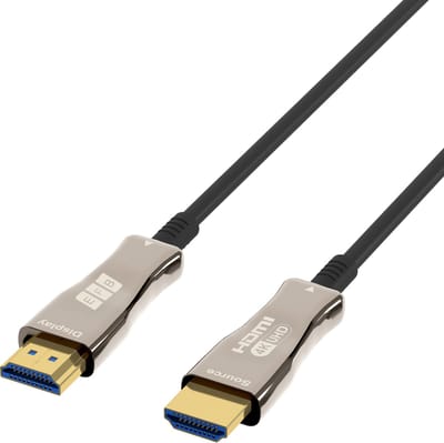 EFB Elektronik HDMI-20-00007 HDMI kabel 10 m HDMI Type A (Standaard) Zwart, Roestvrijstaal