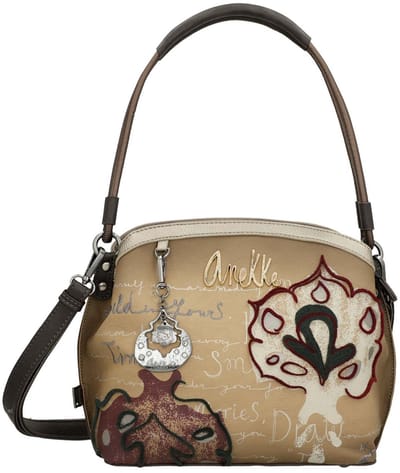 Anekke schoudertas handtas Manifesto Crossbody Bag Multicolor bruine