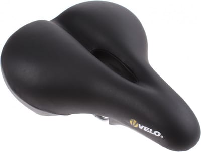 Meevormend Velo Zadel Tour Memory Foam Heren Zwart