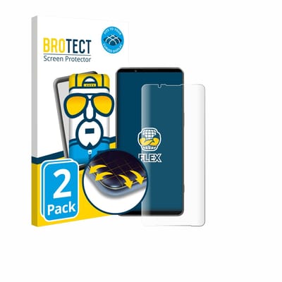 BROTECT - Screenprotector voor Sony Xperia 1 VII - Folie Beschermfolie transparant volledig dekking - 2 Stuks