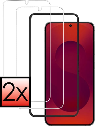 Screenprotector - 2 Stuks - Geschikt voor Samsung Galaxy S25 - Met Installatie Frame - Beschermglas - Gehard Glas - Tempered Glass - Screen Protector - Inclusief Montage Kit