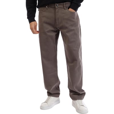 Boss Atacama-denim slim fit-jeans voor heren (Kaki Bruin)
