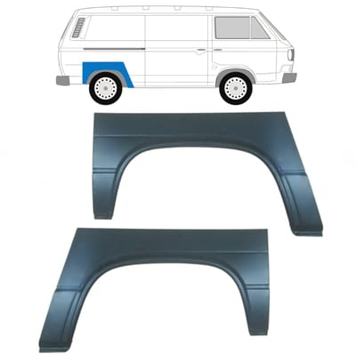 Reparatiepaneel achterspatbord voor Volkswagen Transporter T3 1979-1992