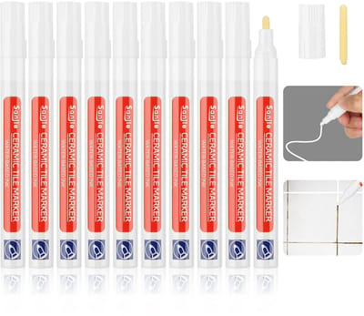Voegenstift Wit - 10 Stuks Tegelreparatie Pennen voor Vullen en Herstellen