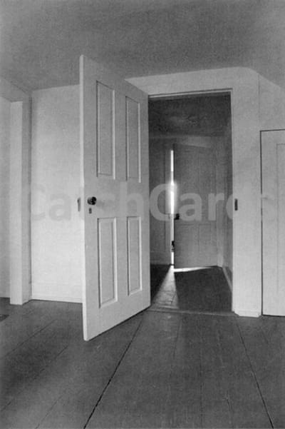 Eva Rubinstein - Doorways - Vintage dubbele kaarten - Zwart-wit - Set van 10 kaarten met eco-katoen enveloppen