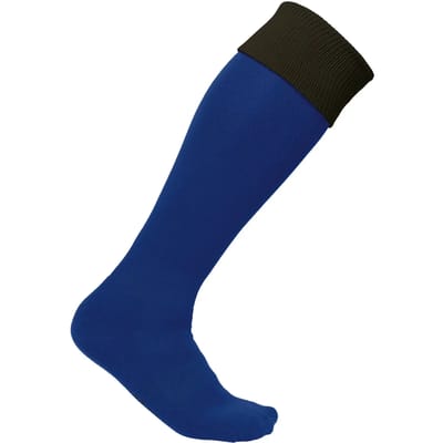 PROACT® Tweekleurige sportsokken PA0300 - Dark Royal Blue / Black - 35/38 EU