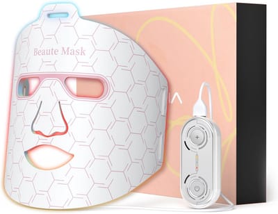 Flexibel LED Gezichtsmasker voor Lichttherapie - Rood en Nabij-Infrarood voor Huidverzorging Thuis