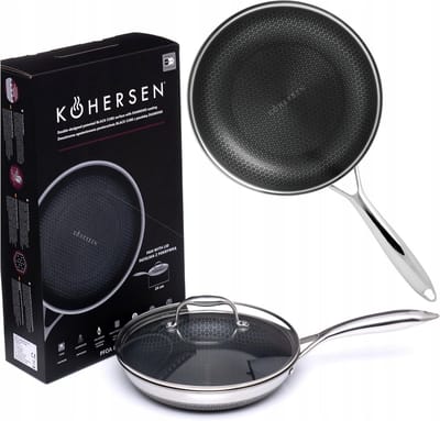 Pannenkoekenpan - Crêpepan Koekenpan - Pannenkoeken Bakken - Zwarte Kubus Design - 29 cm - Zwart