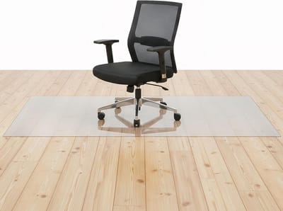 Vloerbeschermmat voor bureaustoelen, transparante mat voor harde vloeren, ideaal voor kantoor en thuis, voorkomt krassen en slijtage
