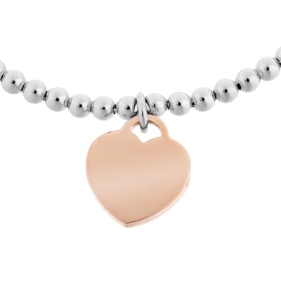 Orphelia 'Izabella' Dames 925 Sterling Zilveren Armband - Zilver/Roze ZA-7185