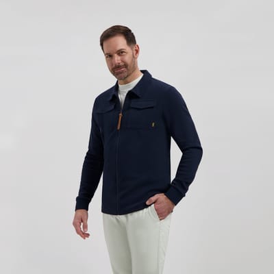 MGO Penn Heren - Outdoorvest - Fleece voering - Navy