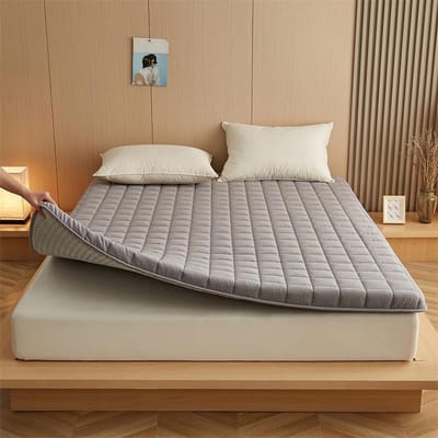 Opvouwbaar Matras - Gastematras Futon - Comfortabel Slapen - Vierlaags Kernontwerp - 180 x 200 cm - Niet gespecificeerd