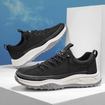 Hoge Kwaliteit Heren Leren Casual Schoenen Outdoor Wandelschoenen Antislip Slijtvast Heren Wandelschoenen Ademend 39