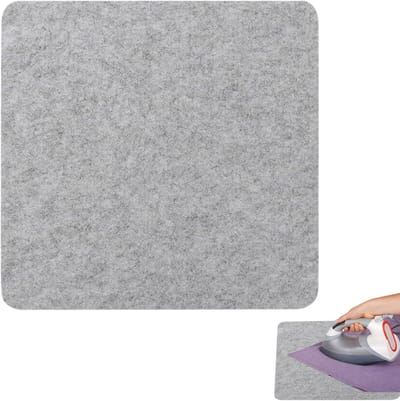 Strijkmat - Dikke wollen mat, compacte strijkbasis | Wollen strijkmat, hittebestendig vilt, naaiaccessoires Strijken - 23*23cm