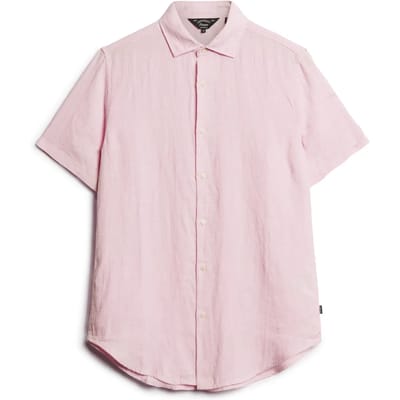 Superdry - Studios casual linnen overhemd - Heren - Shirts