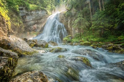 Fotobehang Oostenrijk Gollingen waterval 250 x 260 cm - € 175,--