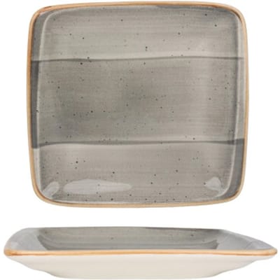 Bonna Serveerschaal - Aura Space - Porselein - 15x14 cm - set van 2