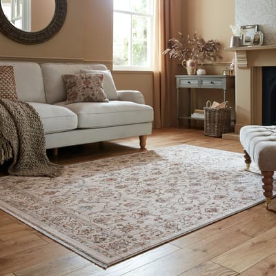 Flycarpets Laagpolig vloerkleed Elodie - Klassiek - Naturel / Creme 120 x 170 cm