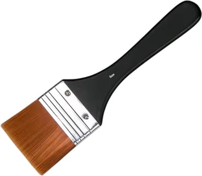Nylon Schilderborstel 6 cm – Set voor Acryl, Olie & Waterverf - Schildergereedschap voor Kunst, Hout & Canvas