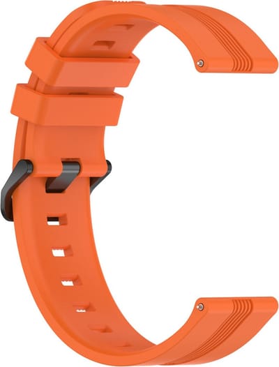 Siliconen bandje - geschikt voor Garmin Venu / Venu 2 Plus / Venu SQ / Venu SQ 2 - oranje