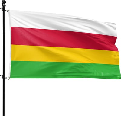 VlagDirect - Dantumadiel vlag - Gemeente Dantumadiel vlag - 90 x 150 cm.