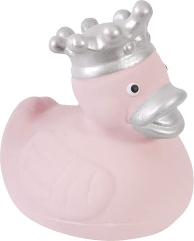 BAMBAM Rubberen Badeend - Roze - Baby cadeau