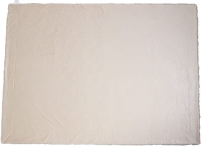 plaid teddy krul beige 130x180cm