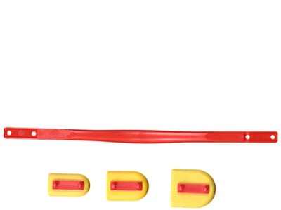 Spatelgereedschap Set - Voegenkrabber Afwerker - Tegelwerk Afwerking - Duurzame PU/TPR Materiaal - 1 cm dik