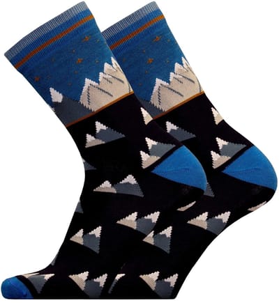 UphillSport - 2-Pack - Merino Sokken Unisex - Warmtegraad Alle Seizoenen - Heren / Dames - marine - 35-38 - 9395