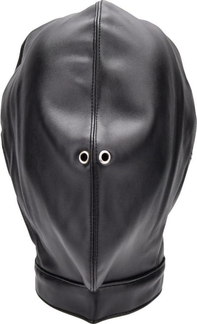 Bound To Please - Blackout Hood mask - BDSM Bondage Masker