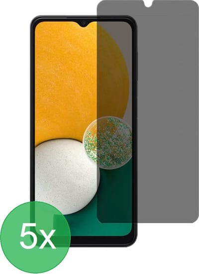 Screenprotector Geschikt voor: Samsung Galaxy A13 5G / A04s Privacy Full 5x - screen protector - volledige glas - bescherming - beschermglas - Anti Spy - ZT Accessoires