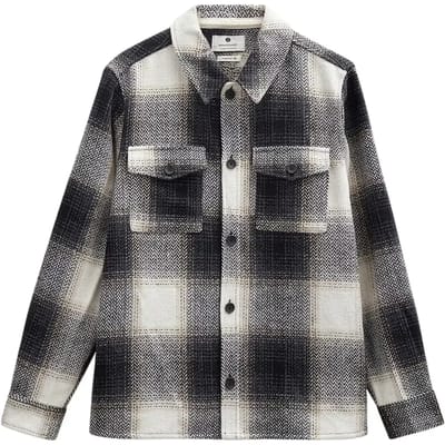 Geruite wollen overshirt Anerkjendt Oscar