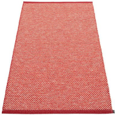Pappelina Effi Kunststof tapijt - donkerrood - 85 x 160 cm